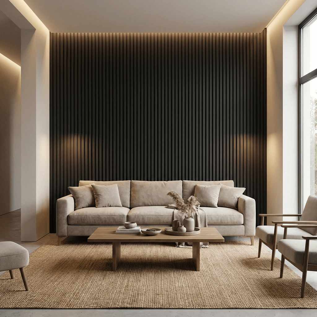 3D Panel Black primena