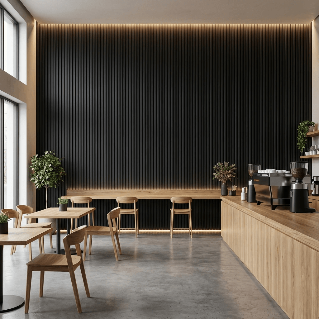 3D Panel Black primena 2