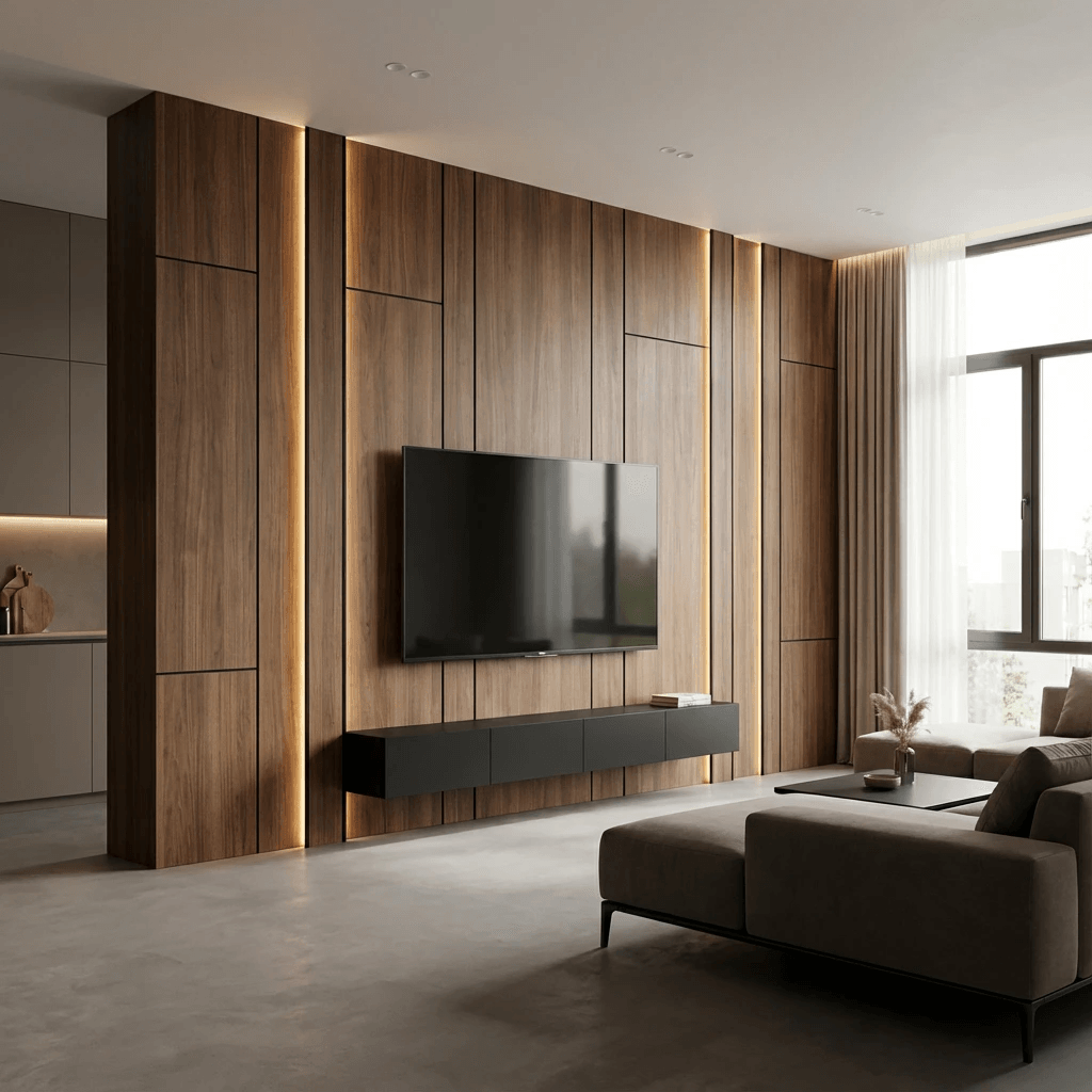 Carbon Panel Lis TV zid