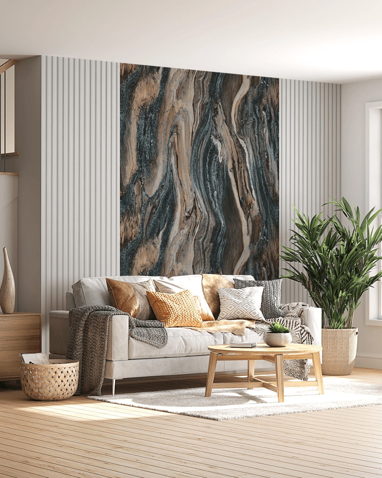 PVC Panel Blue primena 3