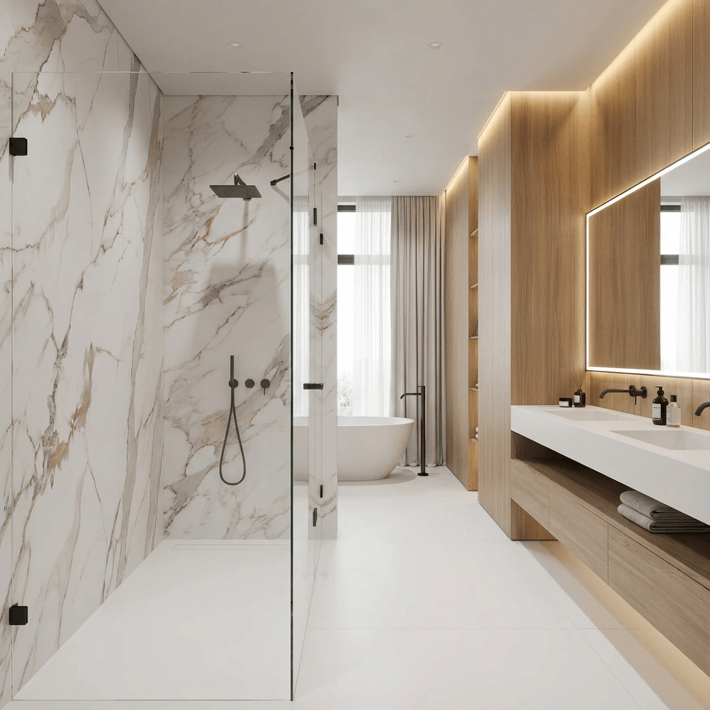 PVC Panel Calcata Gold primena