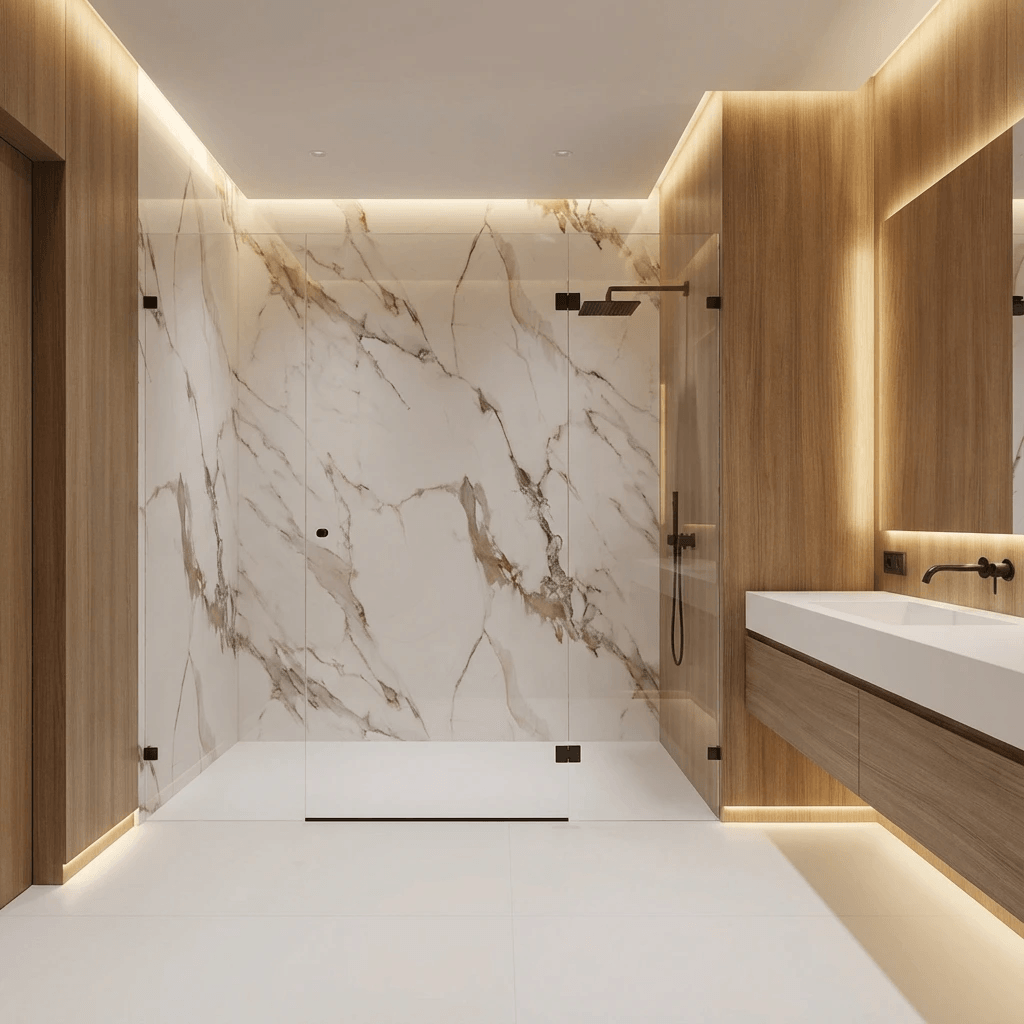 PVC Panel Calcata Gold kupatilo