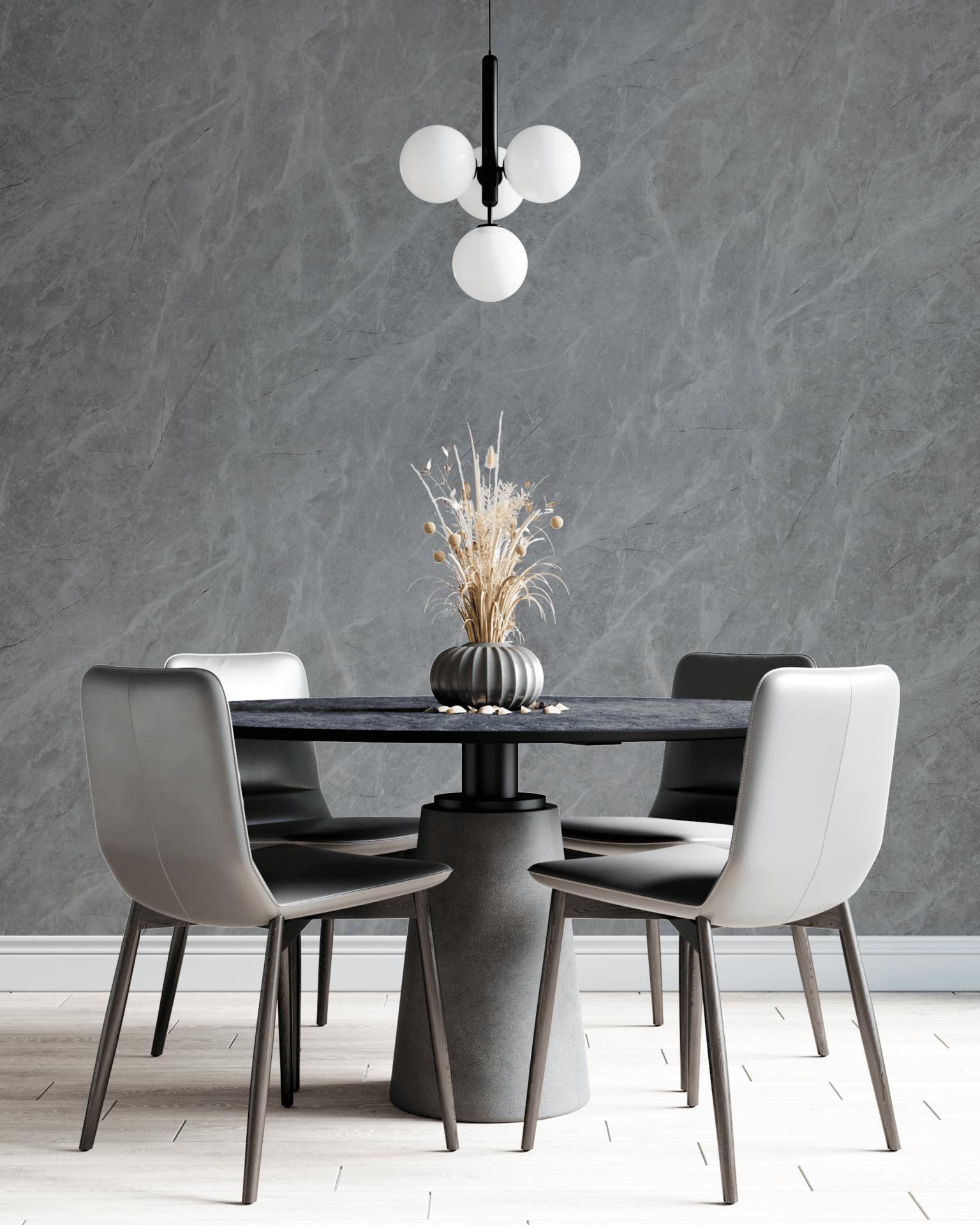 PVC Panel Light Gray primena 2