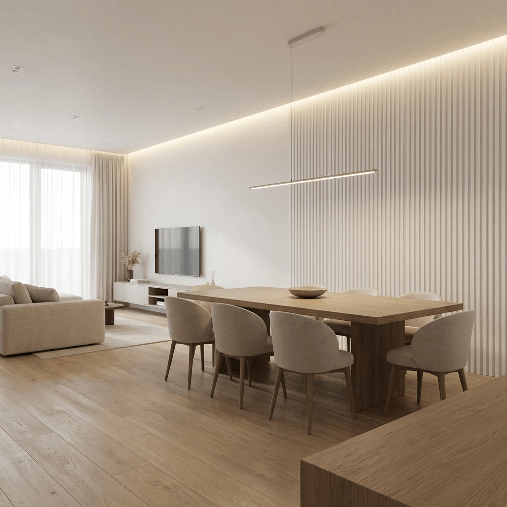 PVC Panel White Gloss primena