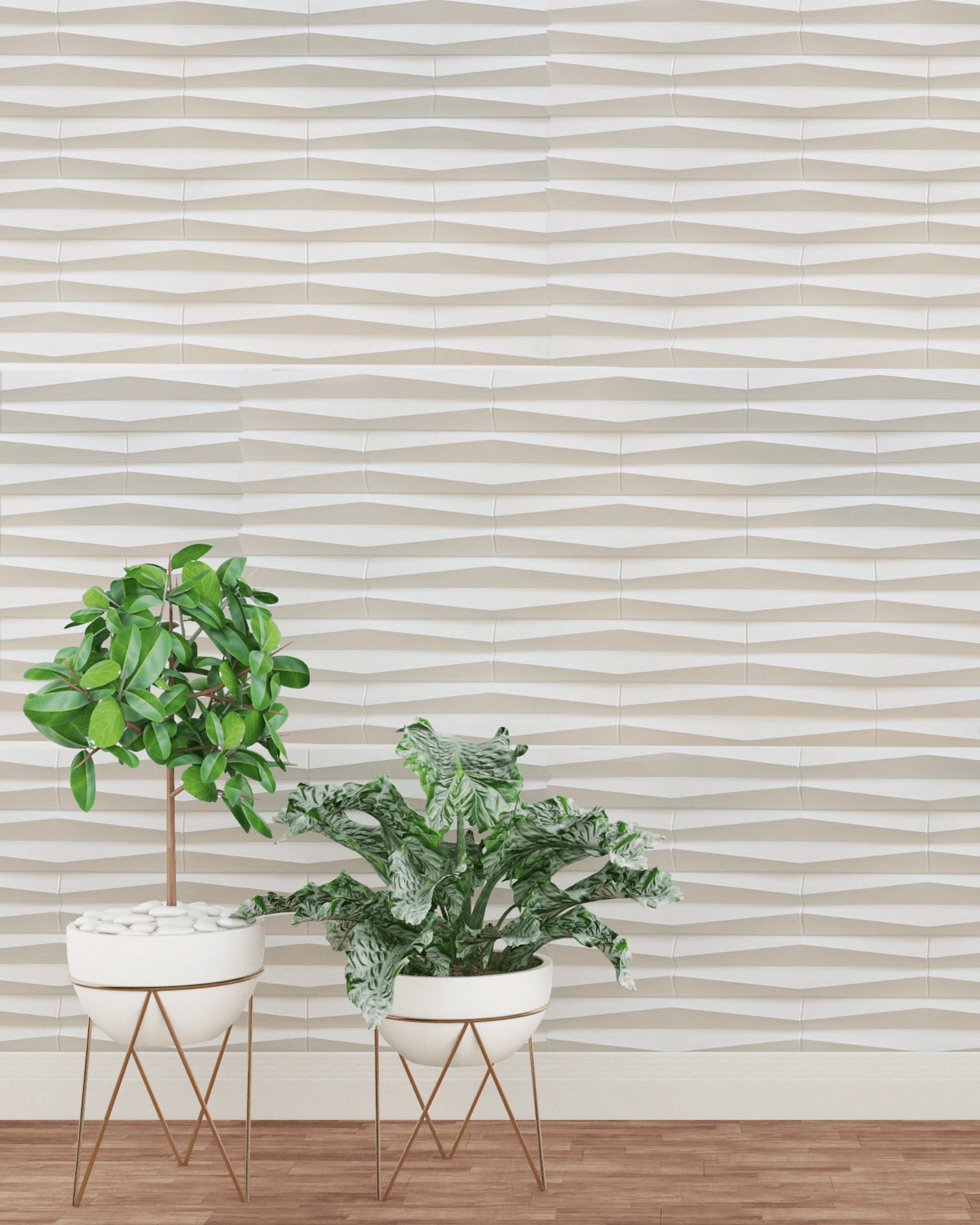 Rock Panel Geometry White primena