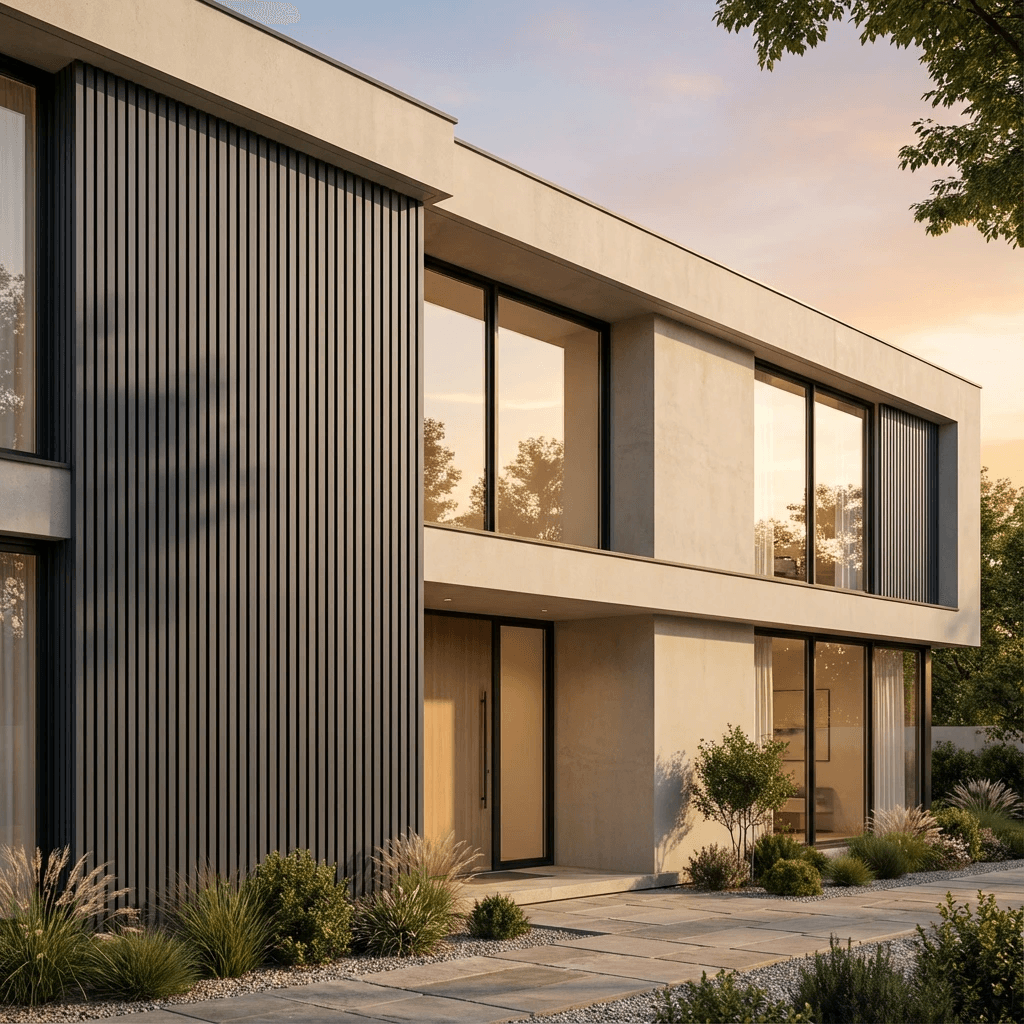 3D Outdoor - Dark Gray, 3D Outdoor Panel – Flex Decor